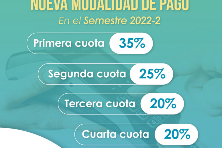 Nueva modalidad de pago – Semestre 2022-2